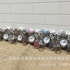 Pocket watch, silver necklace, children's watch, cartoon keychain, wholesale, Korean style