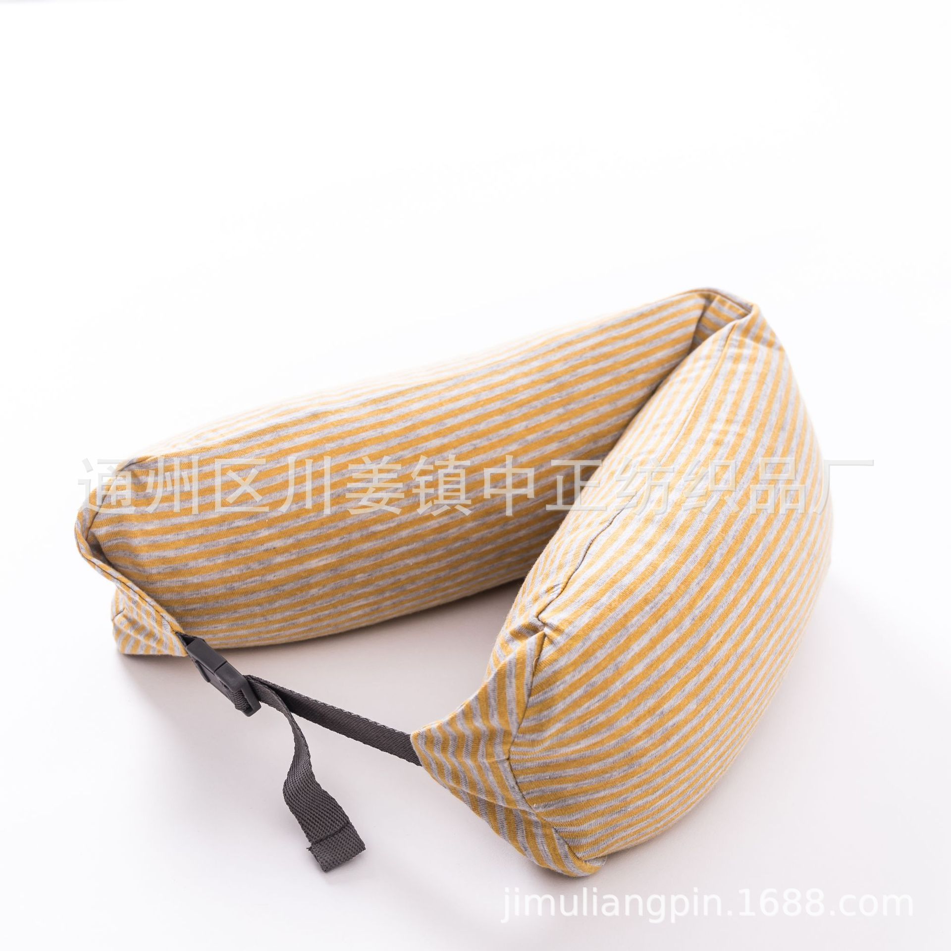 淘寶壹件代發專櫃原廠跟單材質無印風格良品同款u型護頸枕腰枕