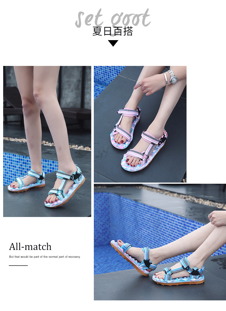 Chaussures été pour femme en Caoutchouc - Ref 3346616 Image 10