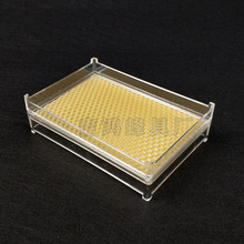 含蜂蜡巢础片500g透明巢蜜盒 巢蜜格蜂巢蜜养蜜蜂工具吉鸿蜂具厂