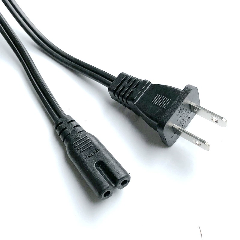 Шнур с вилкой UL C7C8 SPT-2 ядро 18AWG удлинительный кабель зарядки 8-контактный штекер 8-контактный мужской кабель питания