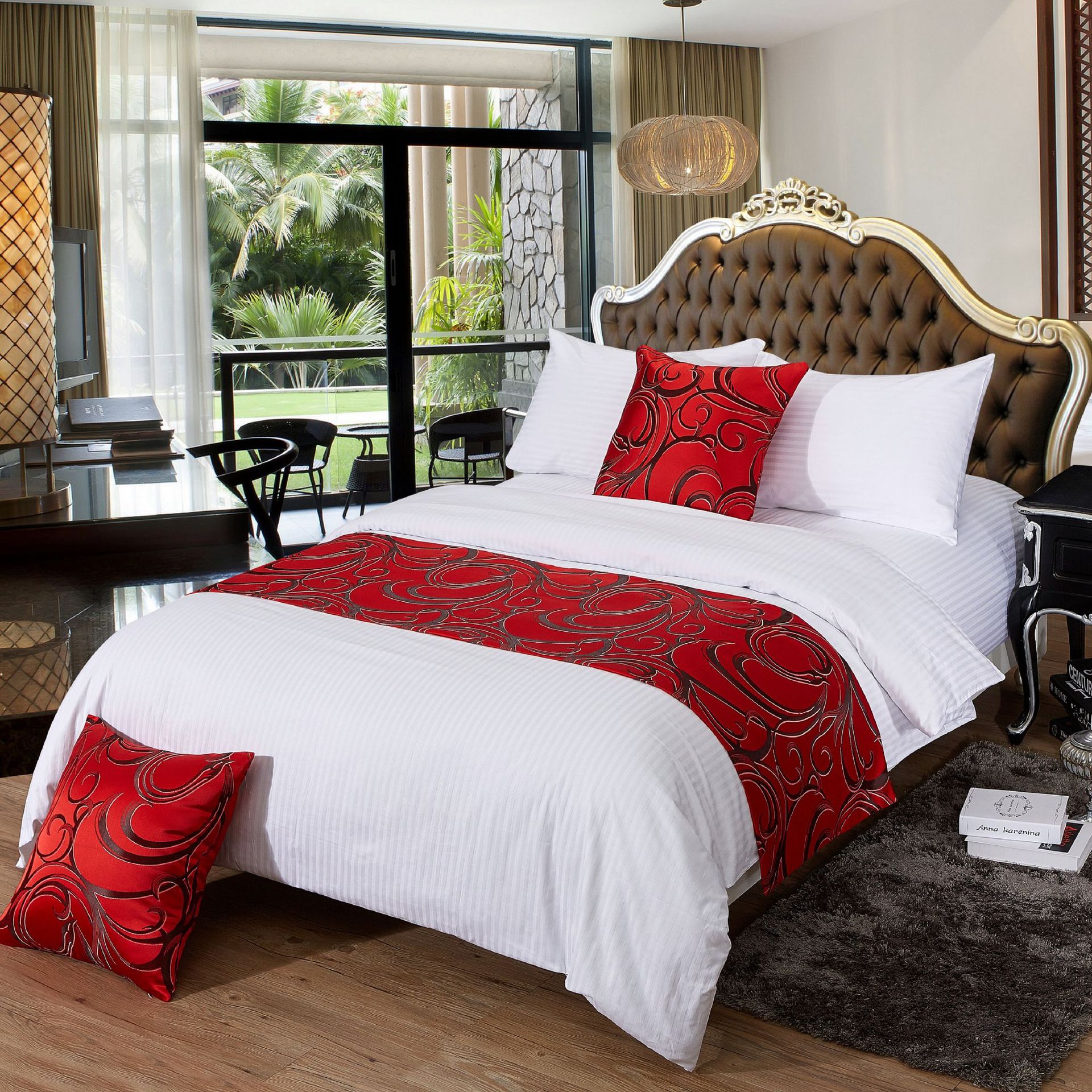 产地货源 信封款被套 五星级酒店床上用品 全棉宾馆布草定制批发