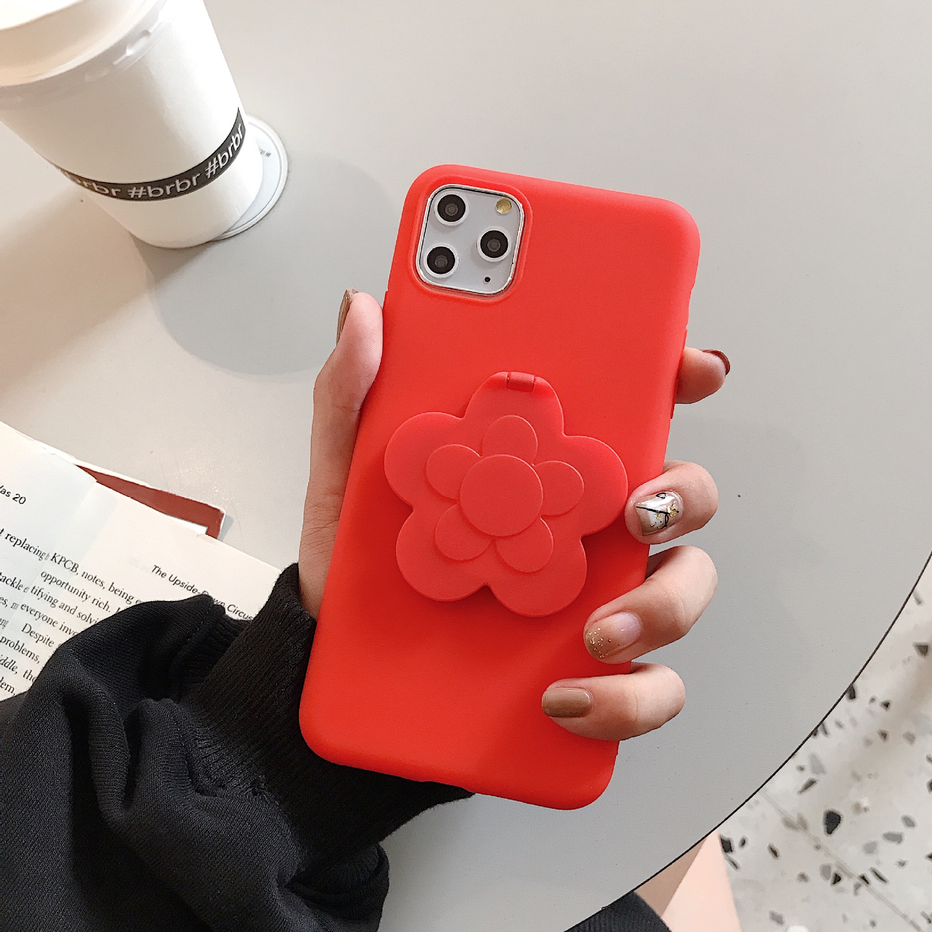 Camellia Spiegel Iphone13 Handy Hülle Für Huawei Mate30/oppo/vivo Verdickte Matte Weiche Schale display picture 4