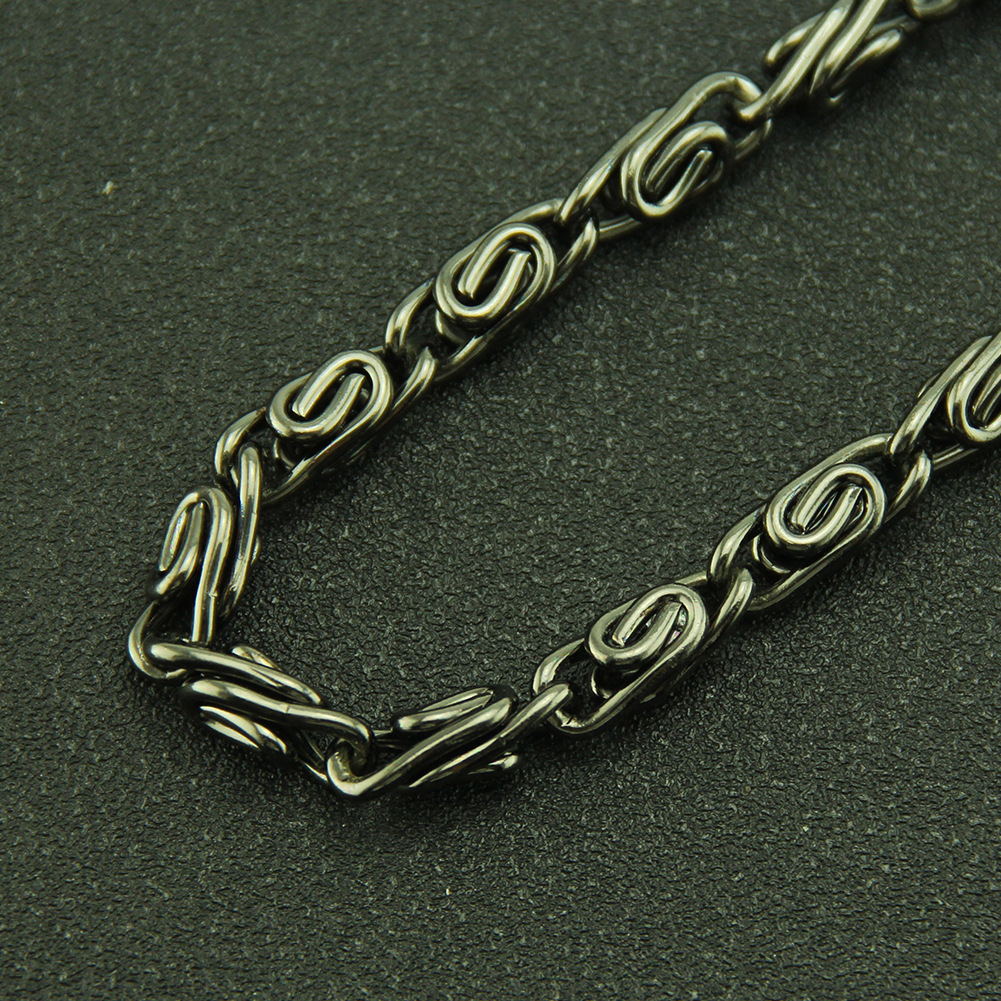 Hip-Hop Rapper Exaggerated Men's Waist Nightclub Clubbing Street Jeans Pants Chain Accessories_voghion.com