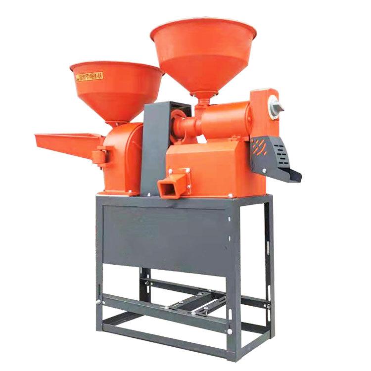 松原小米脱粒机家用电动大米脱粒机稻谷组合碾米机有视频脱皮干净