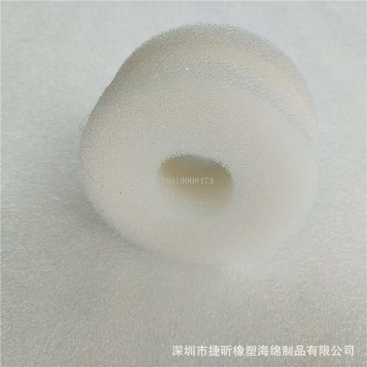 批发 15mm环形过滤绵网 风机防尘网 黑色阻燃防火海绵网