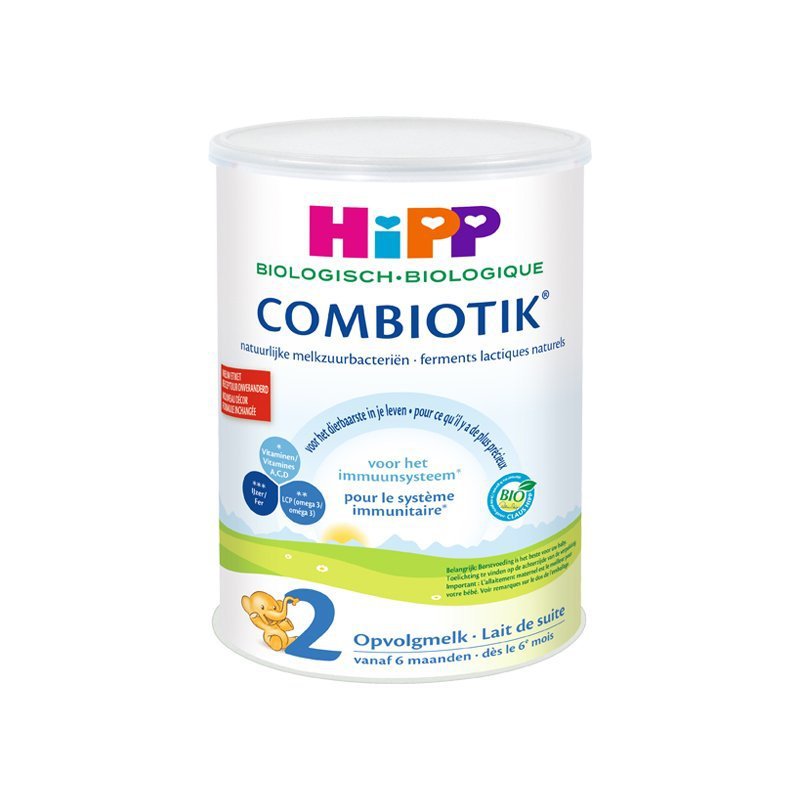 Hipp Hà Lan bổ sung prebiotic và men vi sinh sữa bột trẻ sơ sinh 123 múi 4 múi 800g Hipp Đức