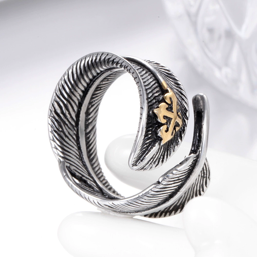 Модное кольцо из нержавеющей стали, AliExpress