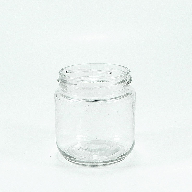 250ml圆形玻璃酱菜罐头瓶香菇果酱蜂蜜瓶现货促销全新自制酱菜瓶