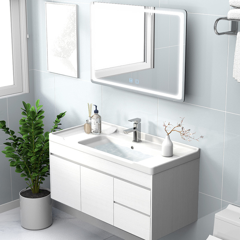 批发定制浴室柜组合北欧智能镜洗漱台卫生间洗手脸盆柜组合卫浴柜|ms