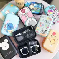 Cartoon rectangular power supply, headphones, charger, storage box, storage system, wallet