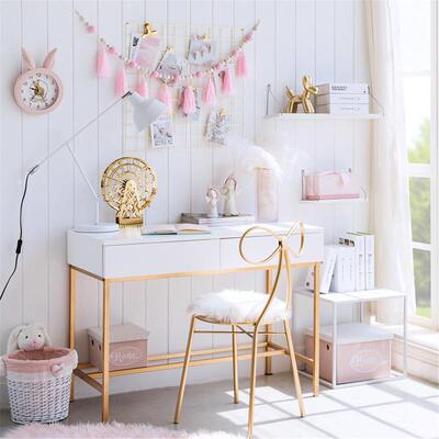 北欧ins梳妆台 现代简约实木化妆台组合网红小户型卧室美容化妆柜