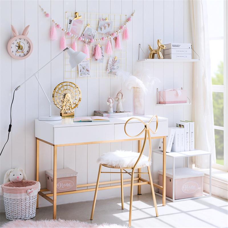 北欧ins梳妆台 现代简约实木化妆台组合网红小户型卧室美容化妆柜