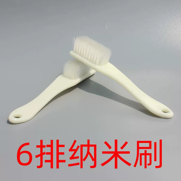 Wen Play Brush 6 рядов нано шелка мягкая шерсть жесткая нано заточенная щетина орех алмазная паста для очистки 6 рядов щетки белый