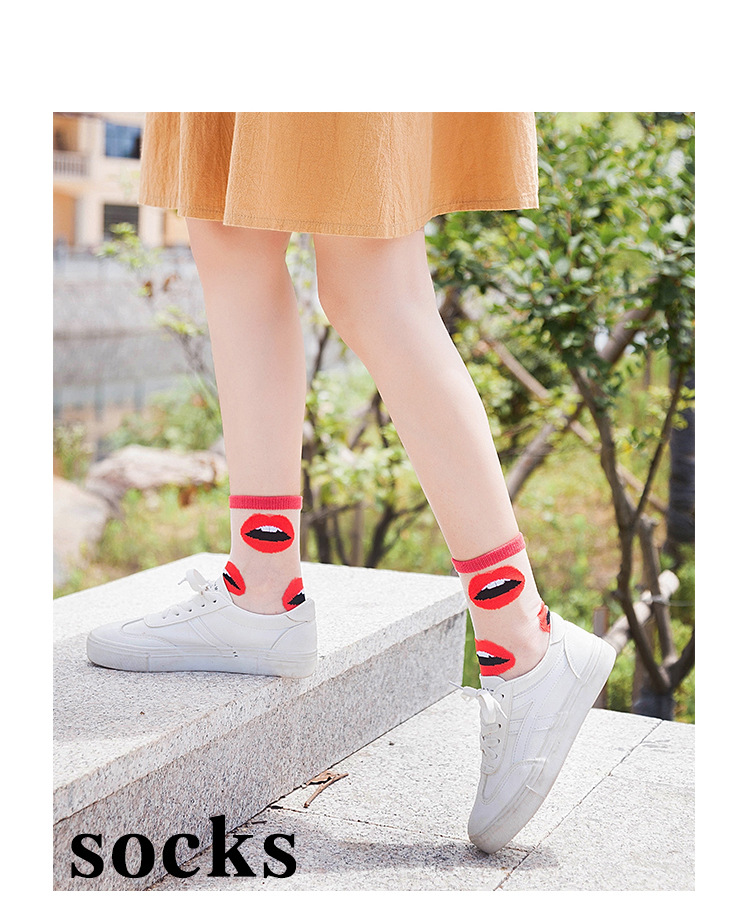 25g Weight Comfort Feel Of Sensation Stockings Lingerie Type Nylon Fabric Type A Pair Quantity Holiday, Daily Occasion Comfort Function Color Block Pattern Summer Season Simple Style, Classic Style Style Simple Style Classic Style Color Block Nylon Crew Socks A Pair