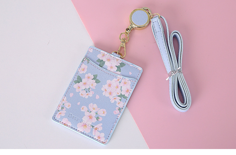 Unisex Flower Pu Leather Open Card Holders display picture 2