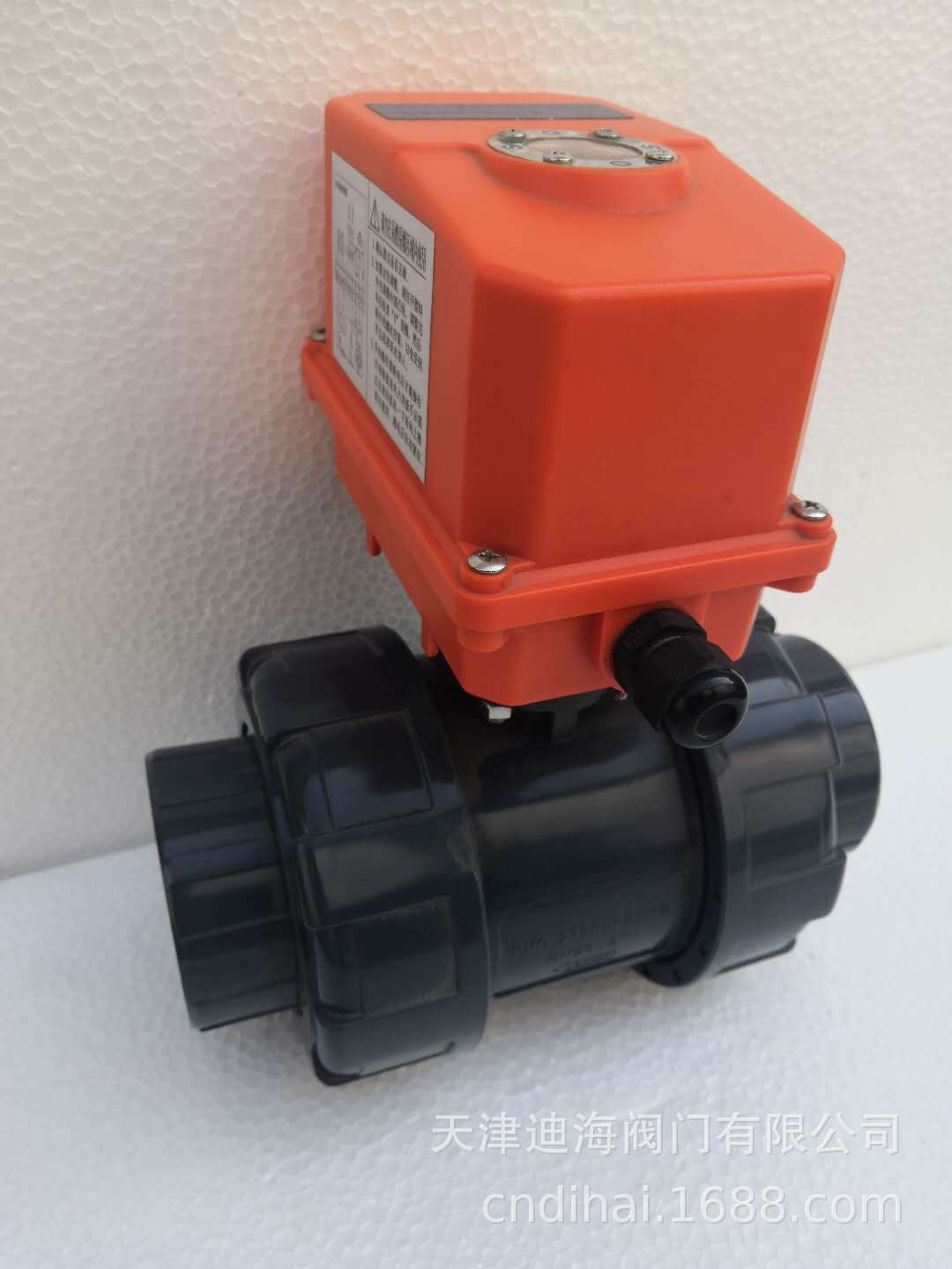 厂家供应天津迪海电动阀门 塑料电动球阀，塑料电动蝶阀