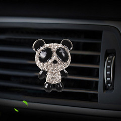 Car Air Freshener, Car Air Freshener Air Conditioning Vent Scent Clip, Car Decorative Accessories Creative Diamond Inlaid Women