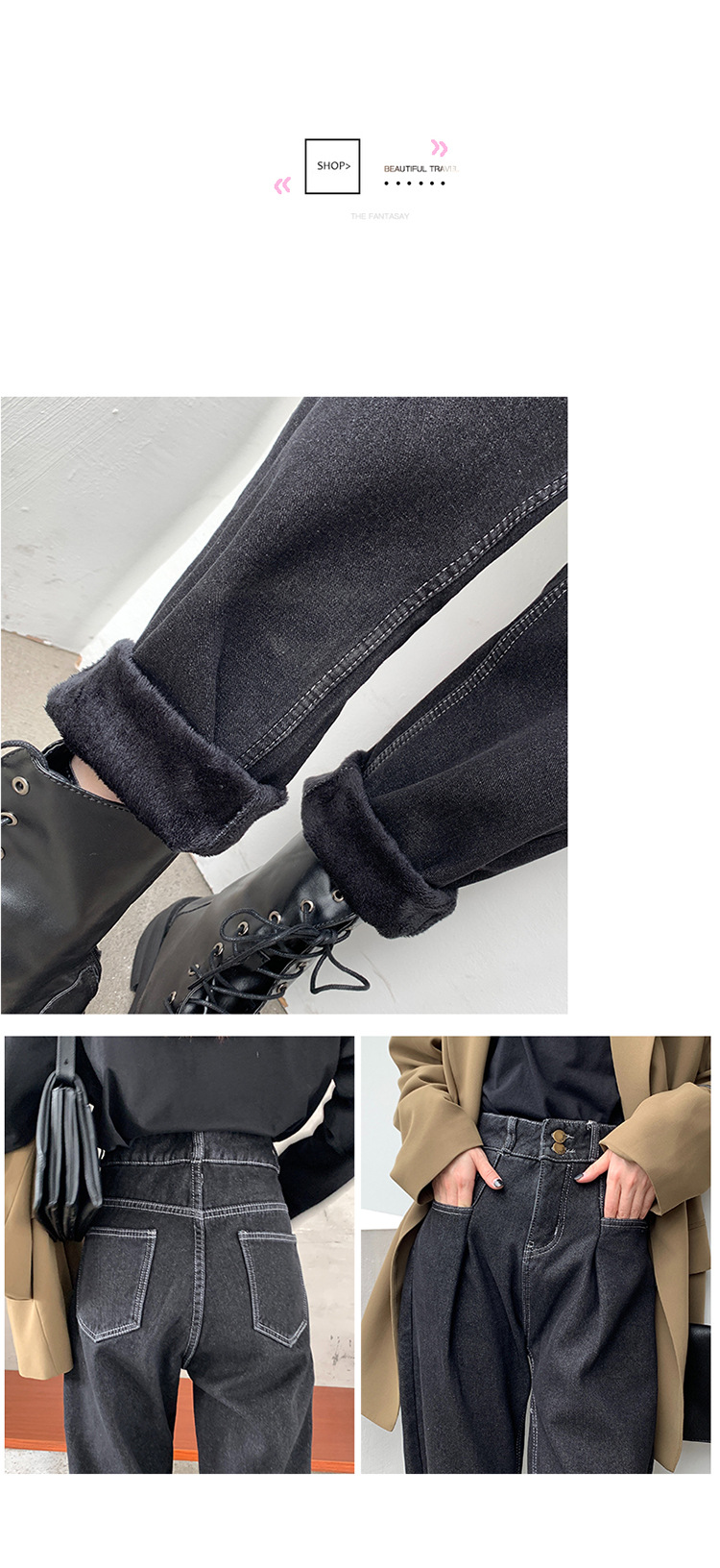 Pantalon léger femme en cow-boy - Ref 3430173 Image 23