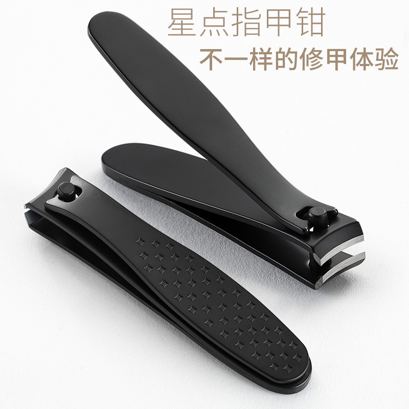 black small children's nail scissors stainless steel for nails