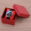 Fashionable quartz swiss watch, glossy belt, men's watch, Birthday gift, wholesale