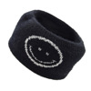 Headband, knitted keep warm helmet, hair accessory, European style, artificial fur