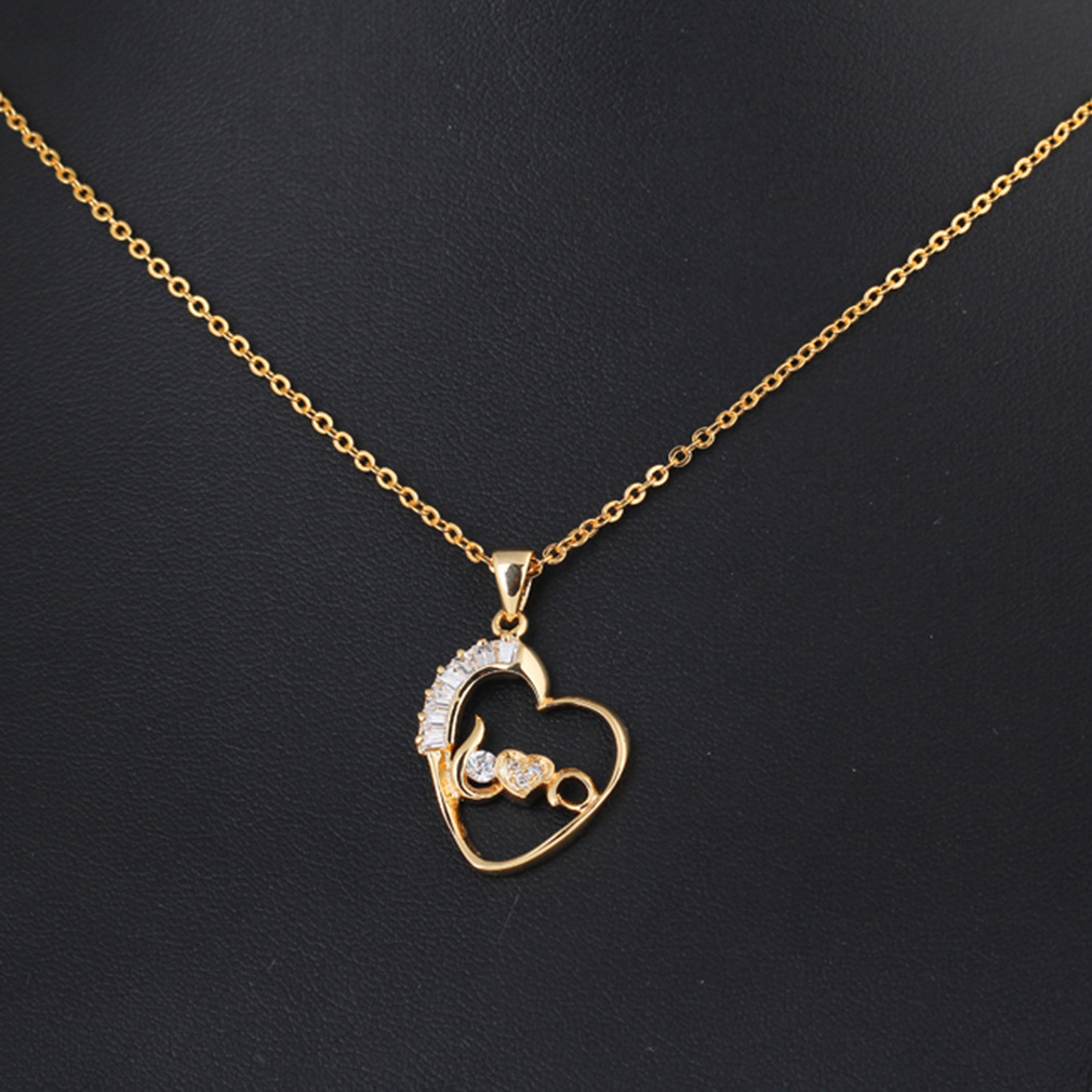 Brand copper pendant with zircon