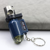 Personalized small welding torch spray gun wind -proof metal plastic creative direct rushing gas inflatable fire lighter