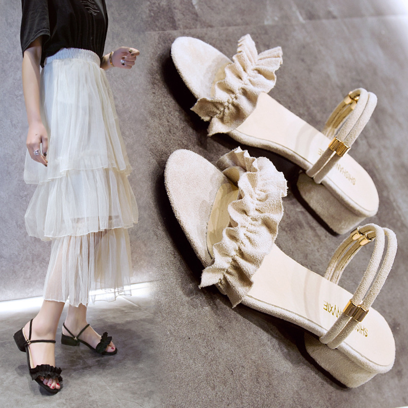 Chaussures été pour femme en Caoutchouc - Ref 3346395 Image 4