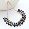 Crystal, short chain for key bag , accessory, necklace, dress, European style, Korean style