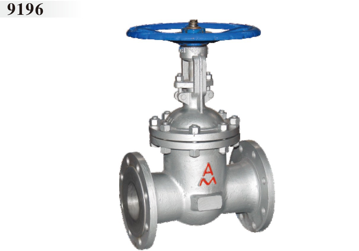 正品埃美柯铸钢闸阀Z41H-16C 9196铸钢法兰闸阀高温供水系统闸阀