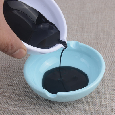 毛笔 墨碟 水碟塑料墨盘书法班练习池墨碗文房书法国画盛墨