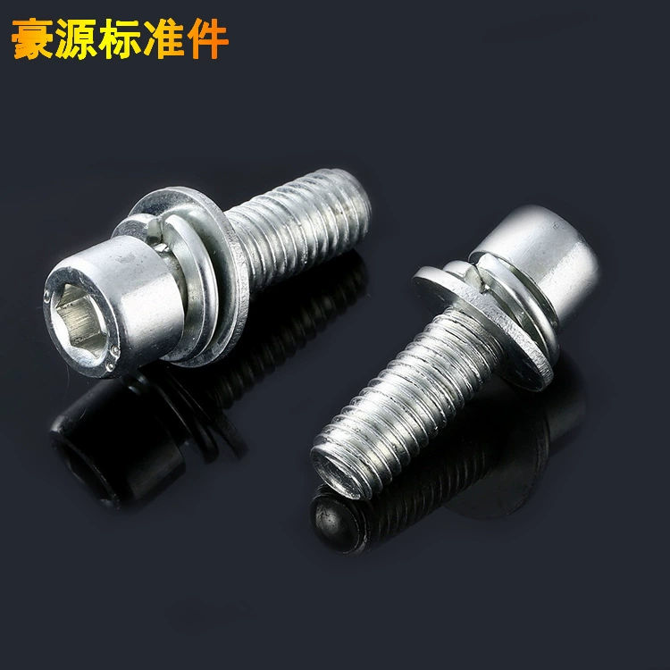 Индивидуальный в наличии Винт из нержавеющей стали Шестигранник Три Комбинированный винт с цилиндрической головкой Пружинный Винт с цилиндрической головкой Настройка стопорный винт