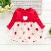 Spring knitted dress, 2020 years, trend of season, children's clothing, wholesale, long sleeve