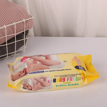 厂家批发80片大包婴儿湿巾可出口湿纸巾 婴儿手口湿巾