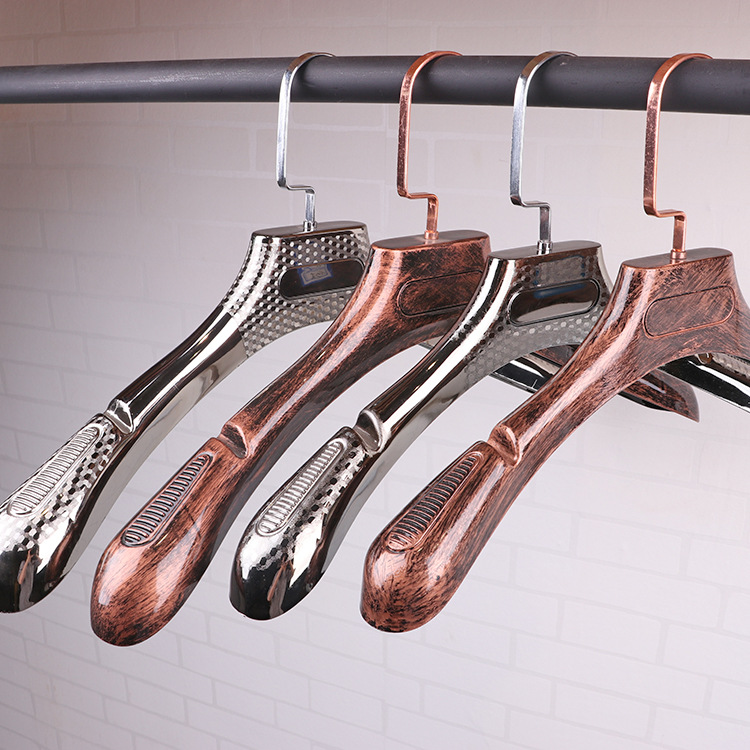 男士无痕宽衣架晾衣架子女士衣撑家用服装店衣挂塑料|ms