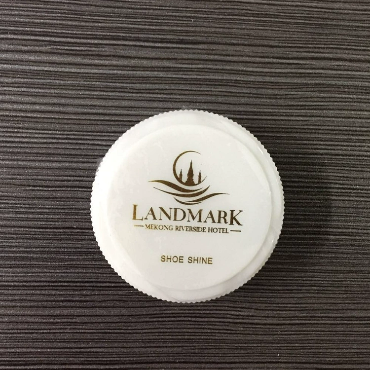 Поставка отеля полировщик обуви круглый белый полировщик обуви губка полировщик обуви одноразовые гостиничные принадлежности полировщик обуви