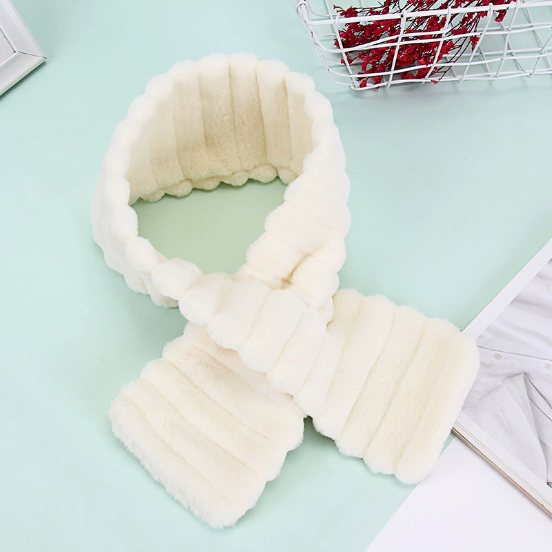 Demi-season plush strip, fashionable universal comfortable keep warm scarf, 2020, family style
