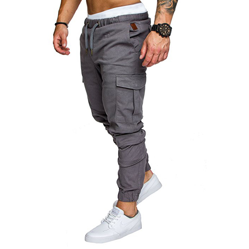 Men's Solid Color Casual Loose Men's Bottoms display picture 7