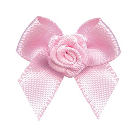 Yao Ming DIY accesorios de ropa interior accesorios para el cabello ropa interior caja de regalo decoración de flores rosa 3 puntos cinta arco