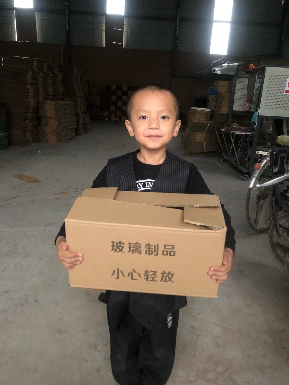 加强形淘宝1230玻璃直筒专用纸箱