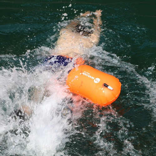 Single air bag swimming float MARJAQE Maijia Qianyi inflatable follower floating bag swimming buoy swim buoy