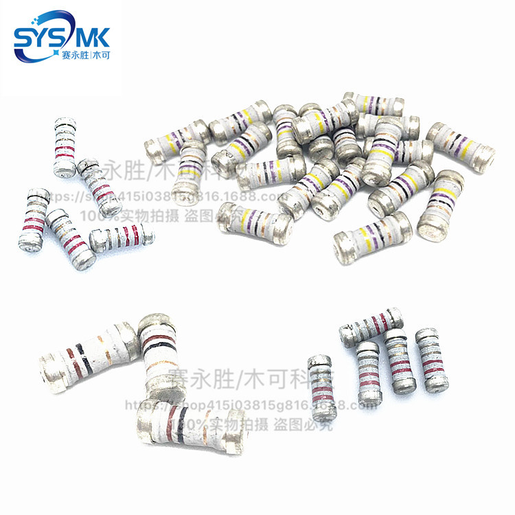 贴片绕线电阻 0207 150R 5% 1/2W无引线电阻器 晶圆电阻 阻值齐全