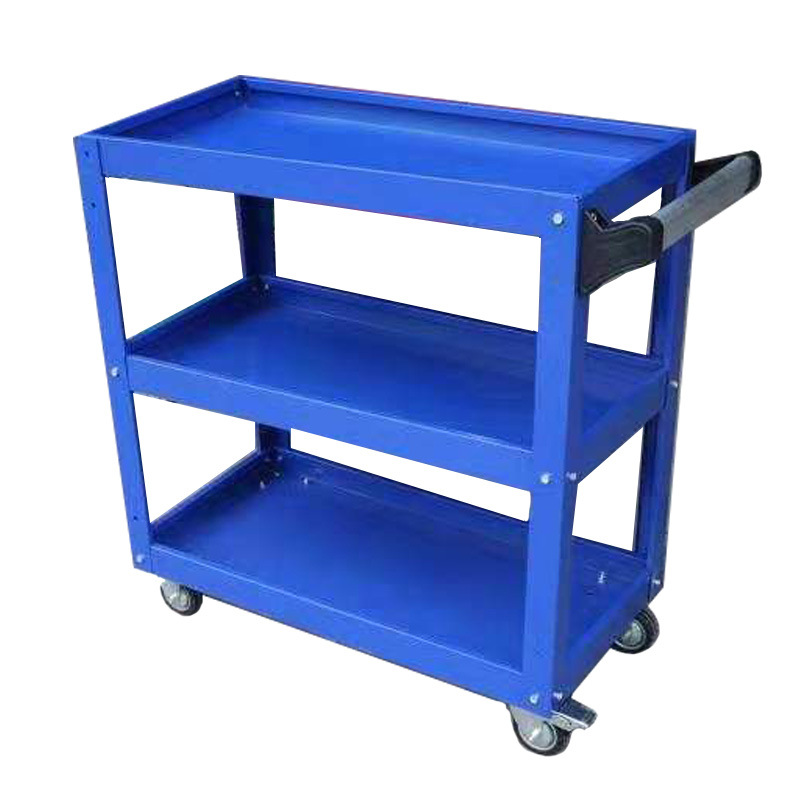 多功能三层工具车手推车汽修维修车多层零件车移动手推车工具箱