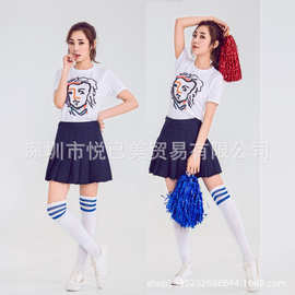 啦啦队服装女可爱套装学生成人韩版性感篮球宝贝拉拉队啦啦操服装
