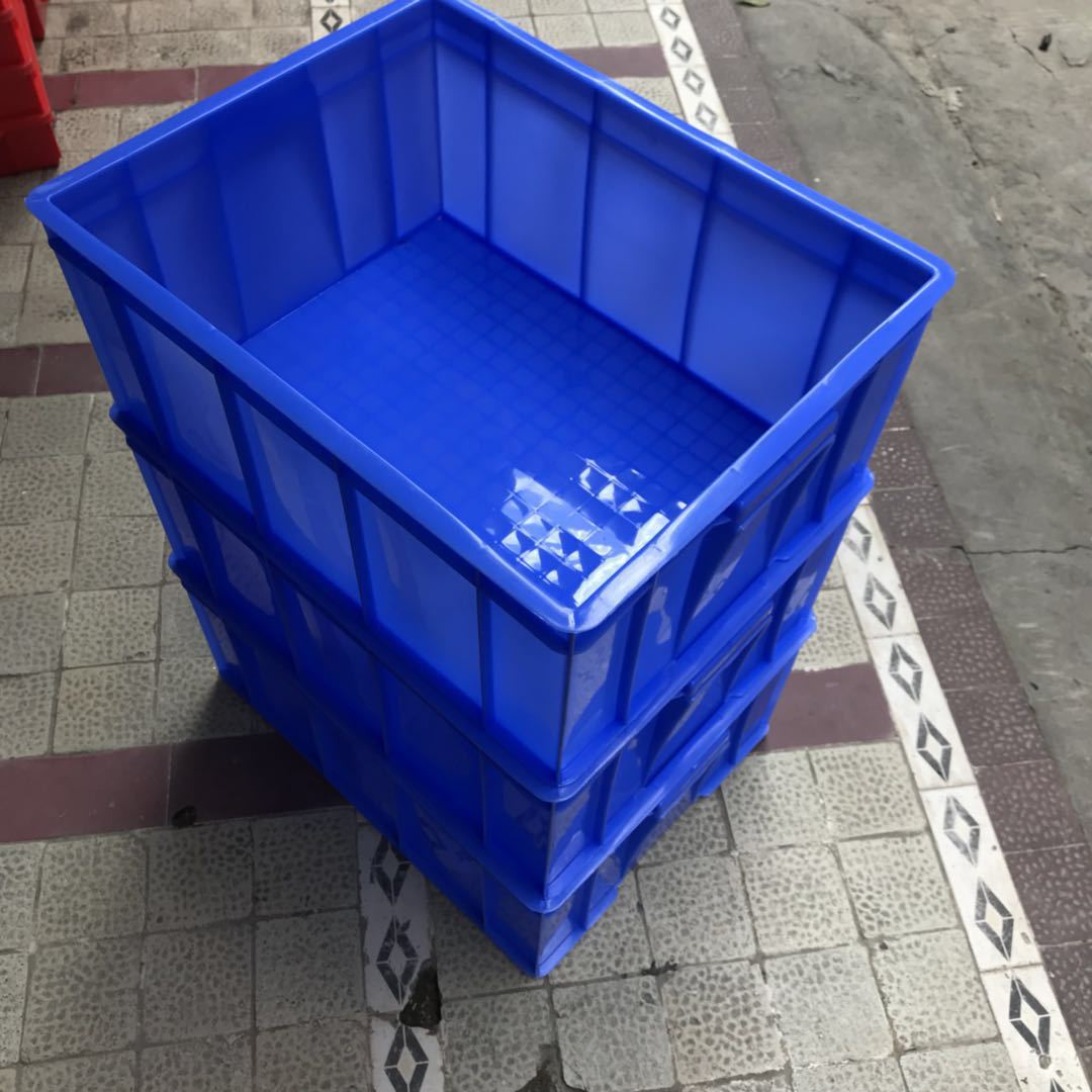 厂家直销周转箱 塑胶箱 多颜色车间物流箱 多尺寸五金配件箱 胶箱