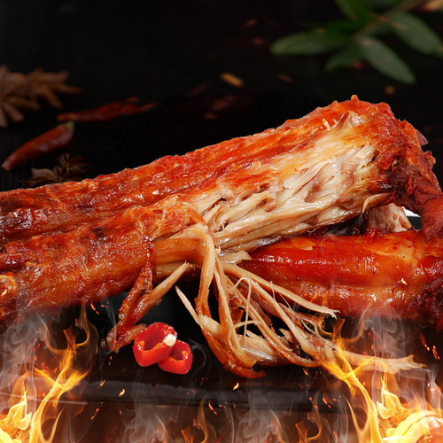 Cheng You Wei Roasted Neck Whole Tiger Skin Chicken Claws Hunan Snack Non-Duck Neck Chicken Neck Pickled Meat Ready-to-Eat Spicy Snack Manufacturer