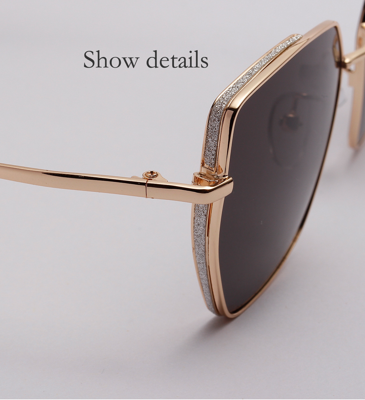 Metal Square Retro Sunglasses display picture 4