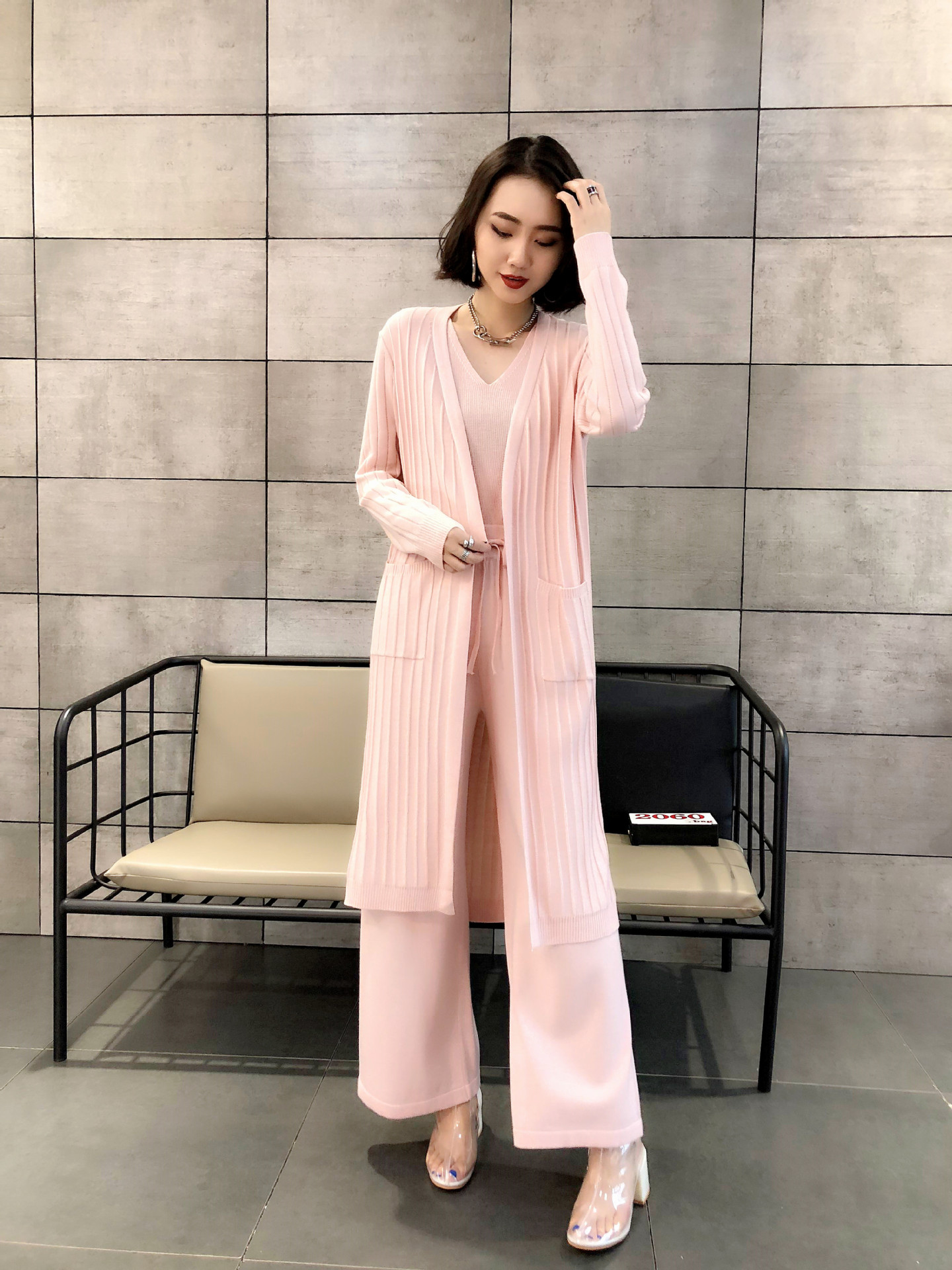 Costume femme en Mélange de coton - Ref 3334628 Image 8