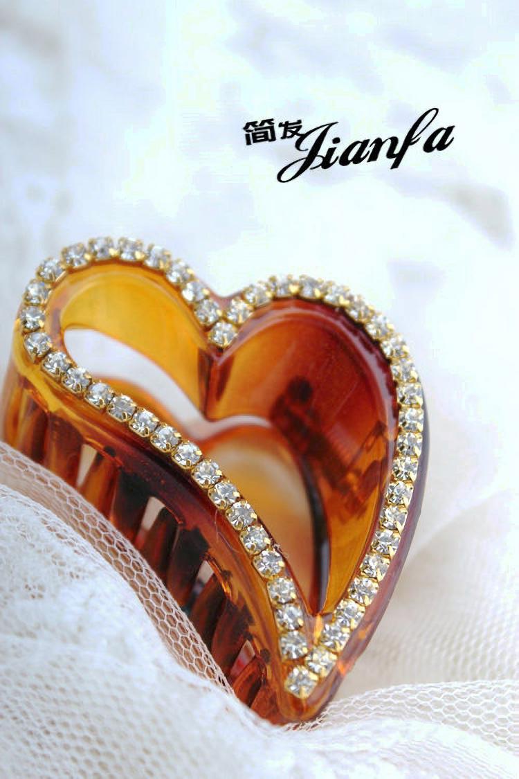 Pinza De Agarre Simple De Diamantes De Imitación De Corea display picture 5